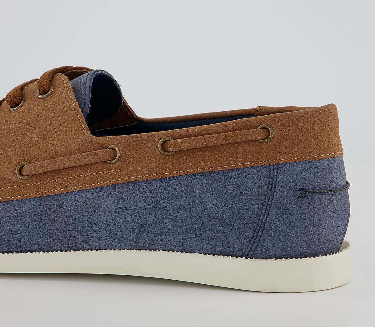 Office Cree Boat Shoes Office Cree Boat Shoes Navy Brown
