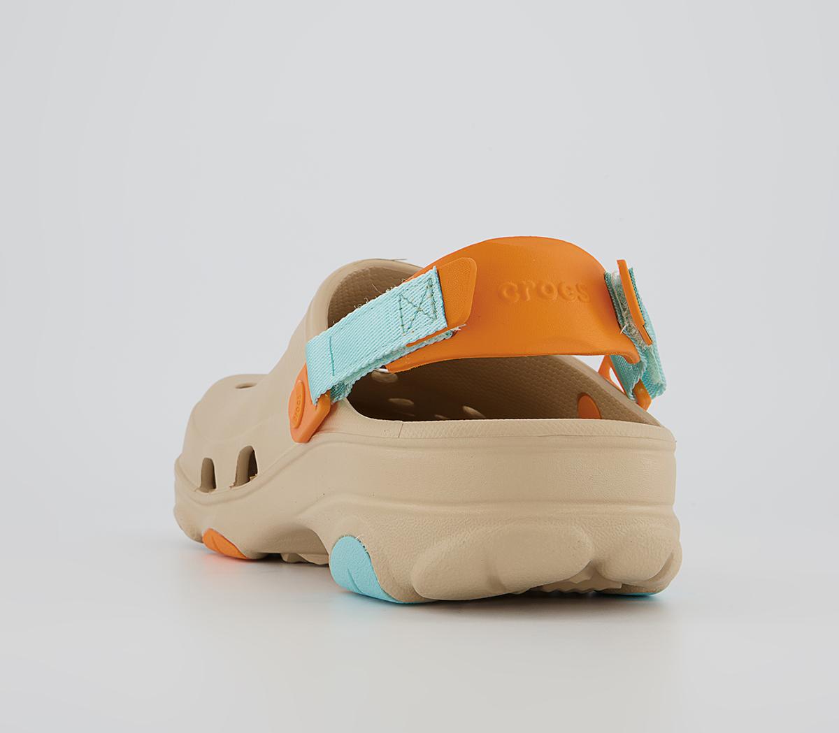 Crocs Classic All Terrain Clogs Crocs Classic All Terrain Clogs Chai Blue Orange