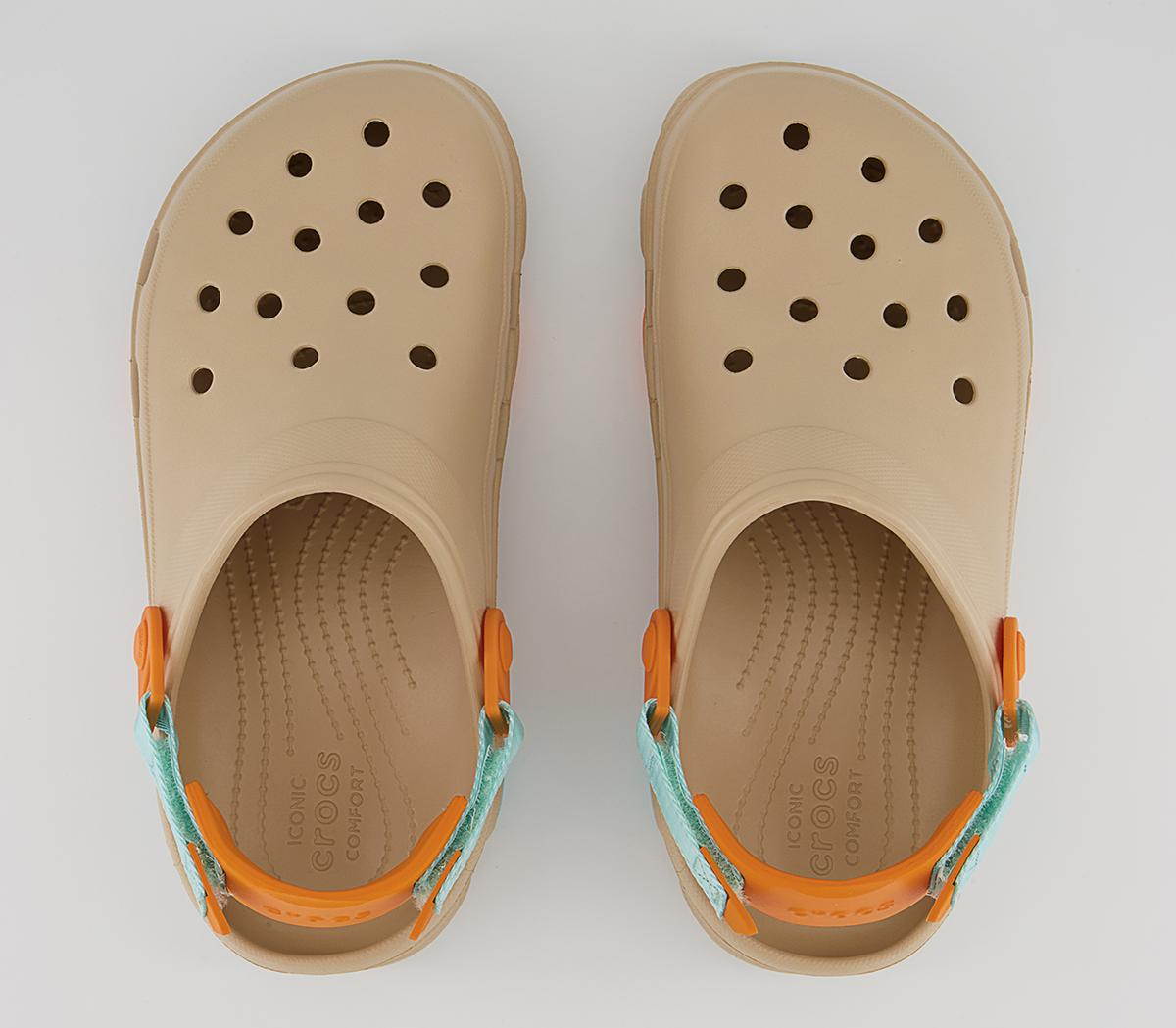 Crocs Classic All Terrain Clogs Crocs Classic All Terrain Clogs Chai Blue Orange