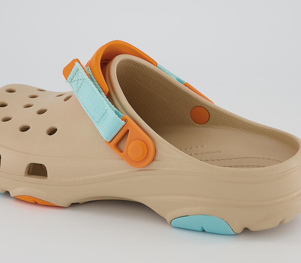 Crocs Classic All Terrain Clogs Crocs Classic All Terrain Clogs Chai Blue Orange