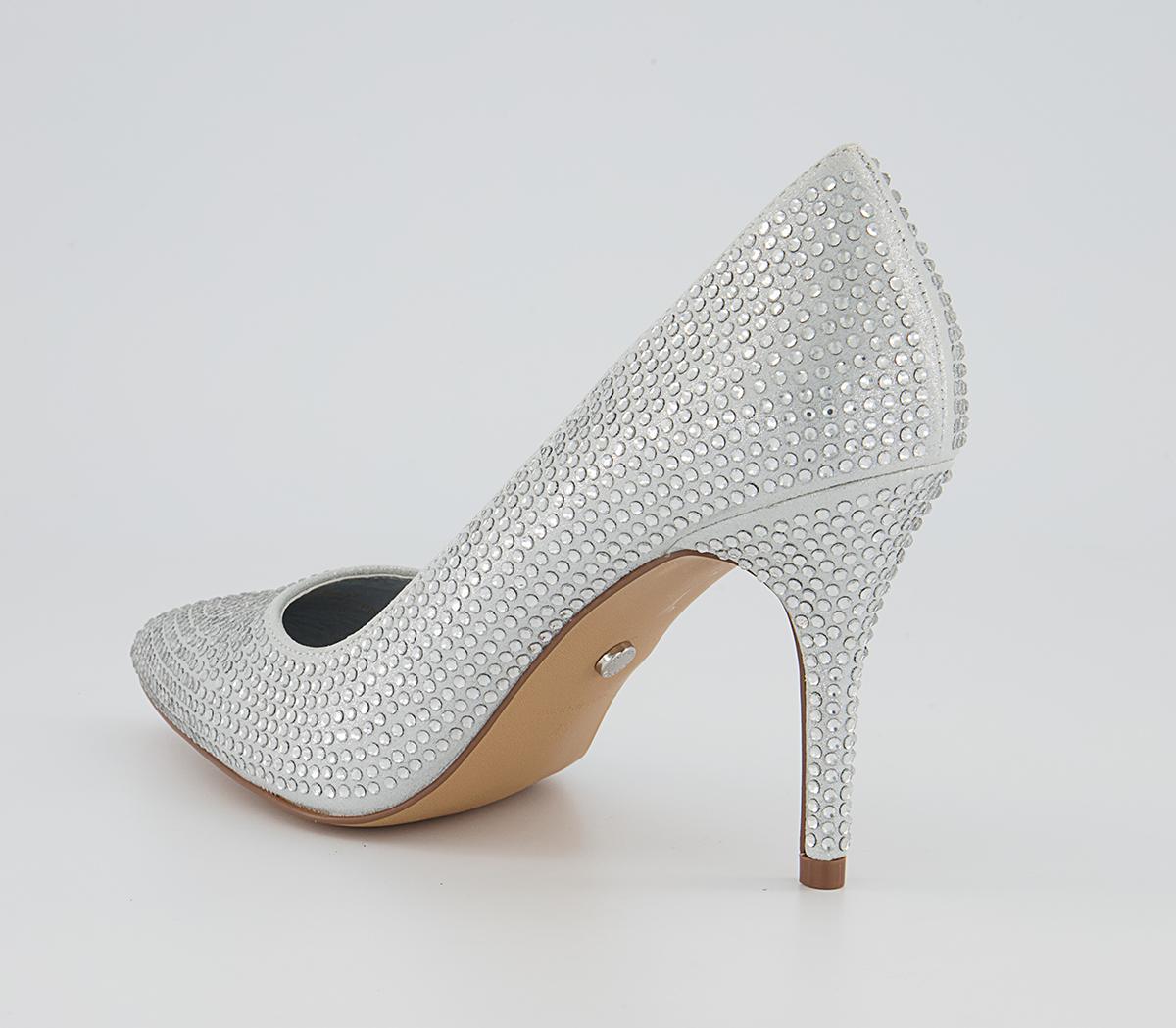 Office Marianna Embellished Court Shoes Office Marianna Embellished Court Shoes Silver