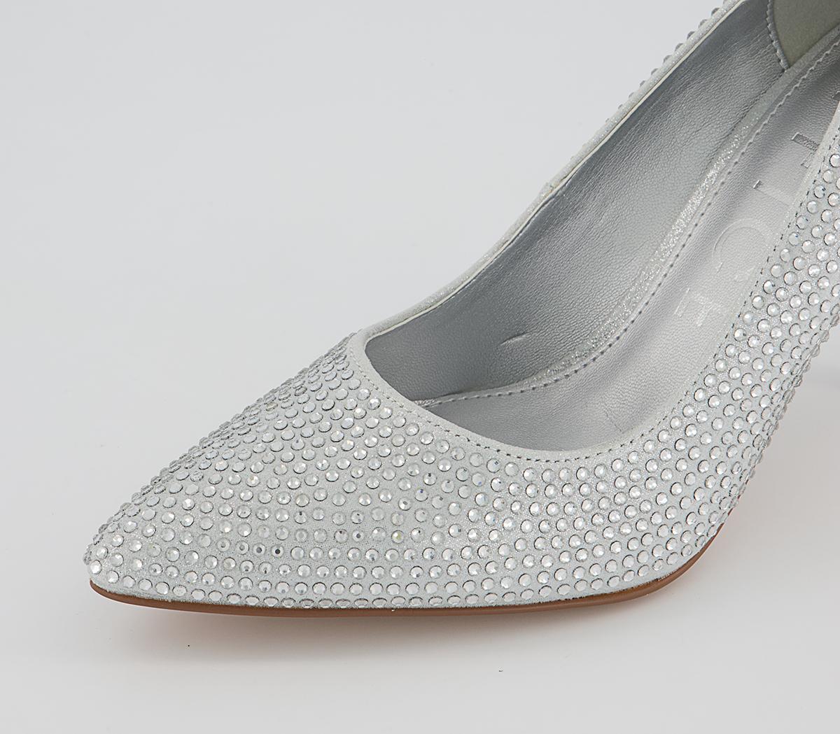 Office Marianna Embellished Court Shoes Office Marianna Embellished Court Shoes Silver