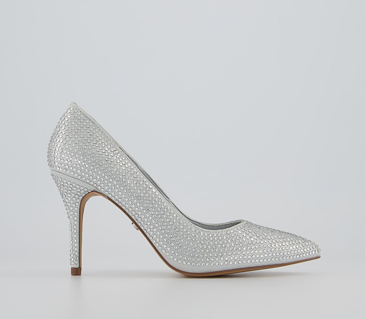 Office Marianna Embellished Court Shoes Office Marianna Embellished Court Shoes Silver