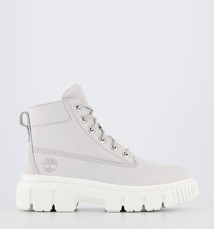 grey timberlands womens