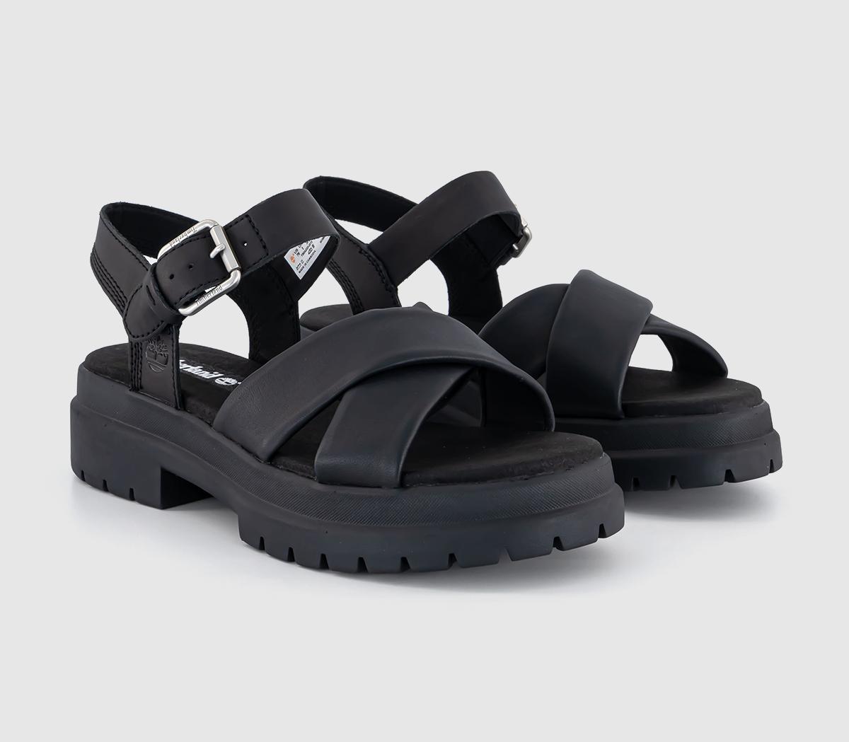 TimberlandLondon Vibe X Strap SandalsBlack Full Grain