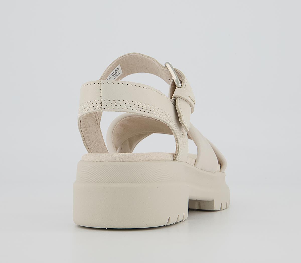 TimberlandLondon Vibe X Strap SandalsWhite Full Grain