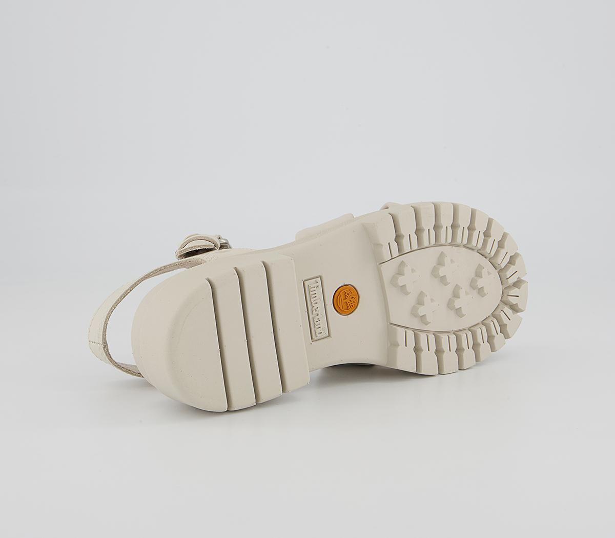 TimberlandLondon Vibe X Strap SandalsWhite Full Grain