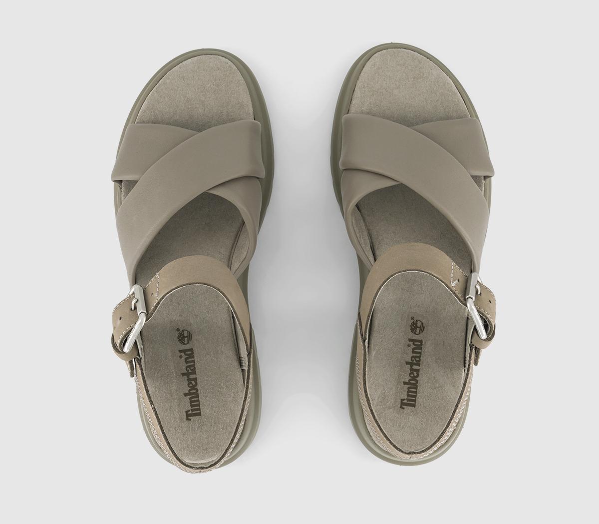 Timberland London Vibe X Strap Sandals Light Taupe - Women’s Sandals