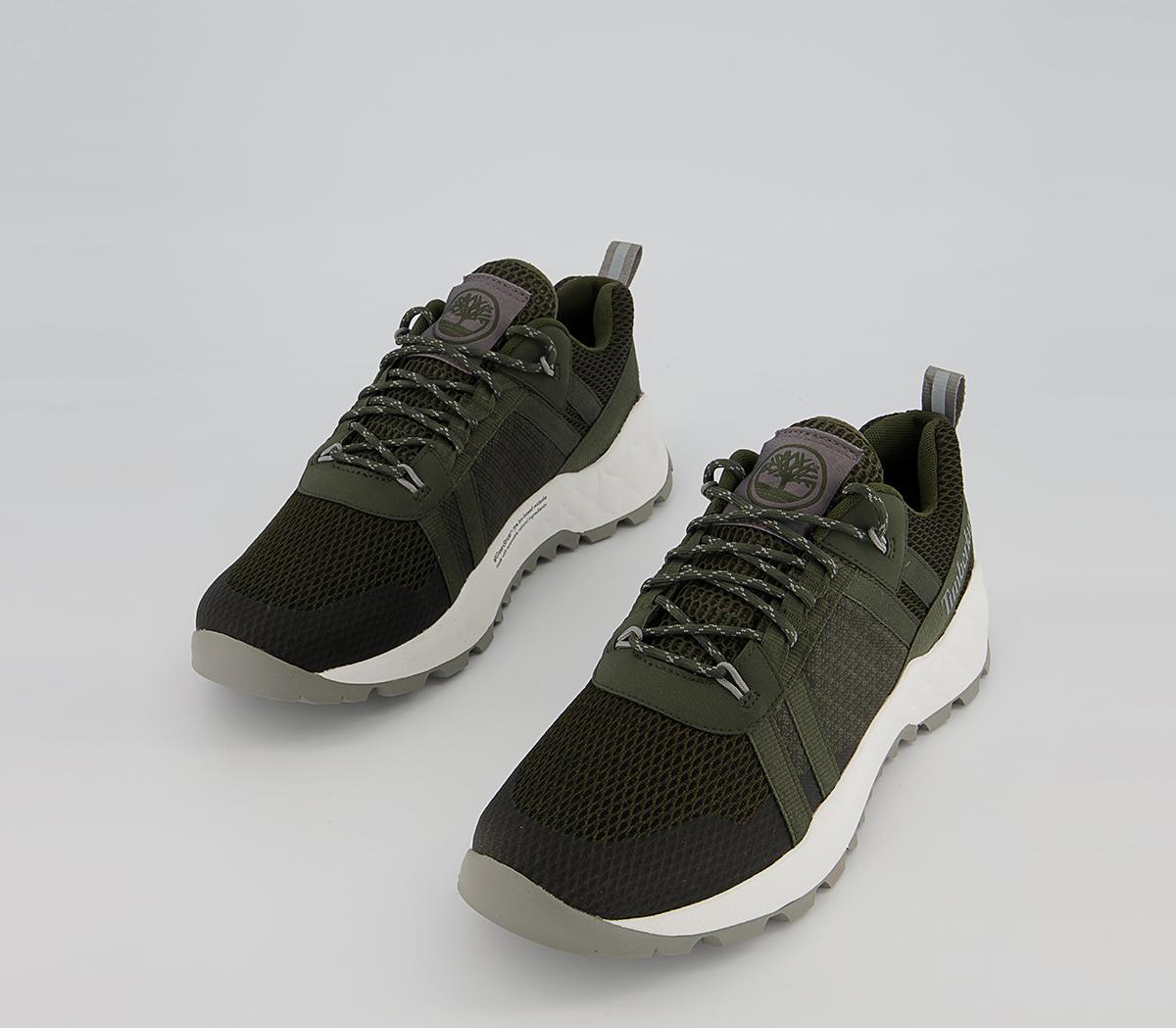 Timberland Solar Wave Lt Low Trainers Timberland Solar Wave Lt Low Trainers Dark Green Mesh