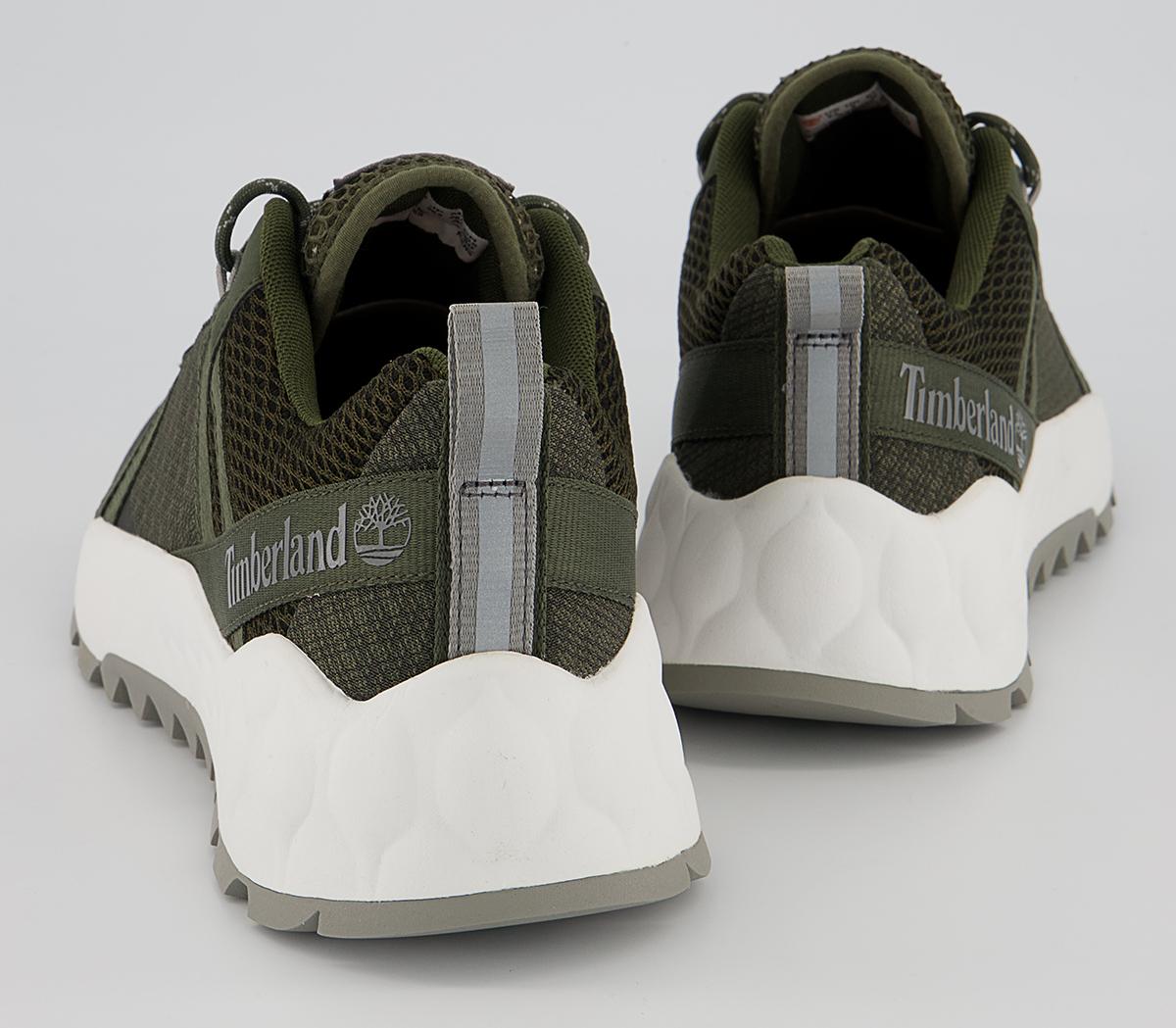 Timberland Solar Wave Lt Low Trainers Timberland Solar Wave Lt Low Trainers Dark Green Mesh