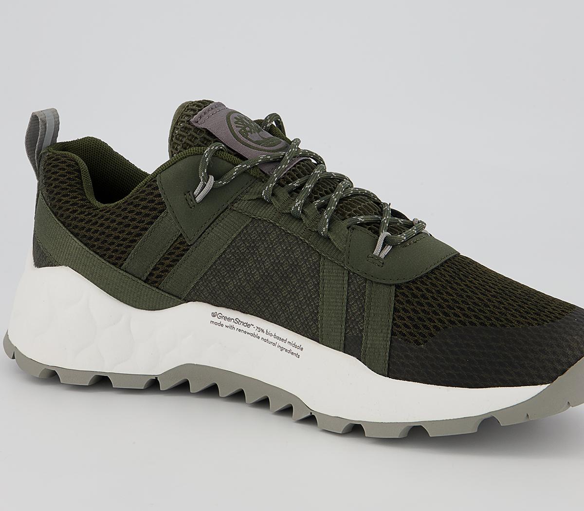 Timberland Solar Wave Lt Low Trainers Timberland Solar Wave Lt Low Trainers Dark Green Mesh