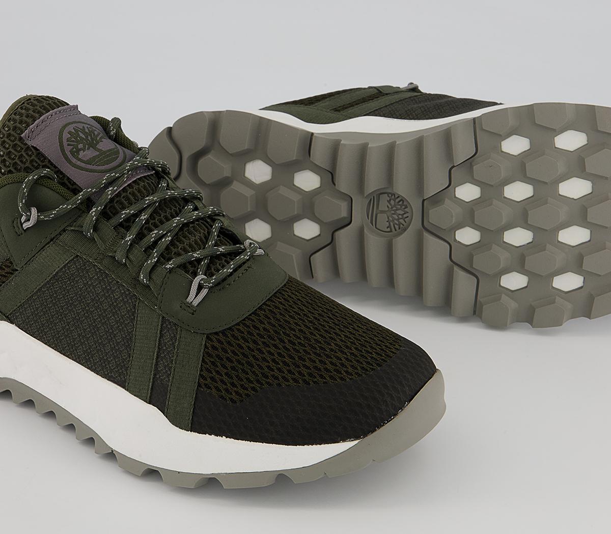 Timberland Solar Wave Lt Low Trainers Timberland Solar Wave Lt Low Trainers Dark Green Mesh