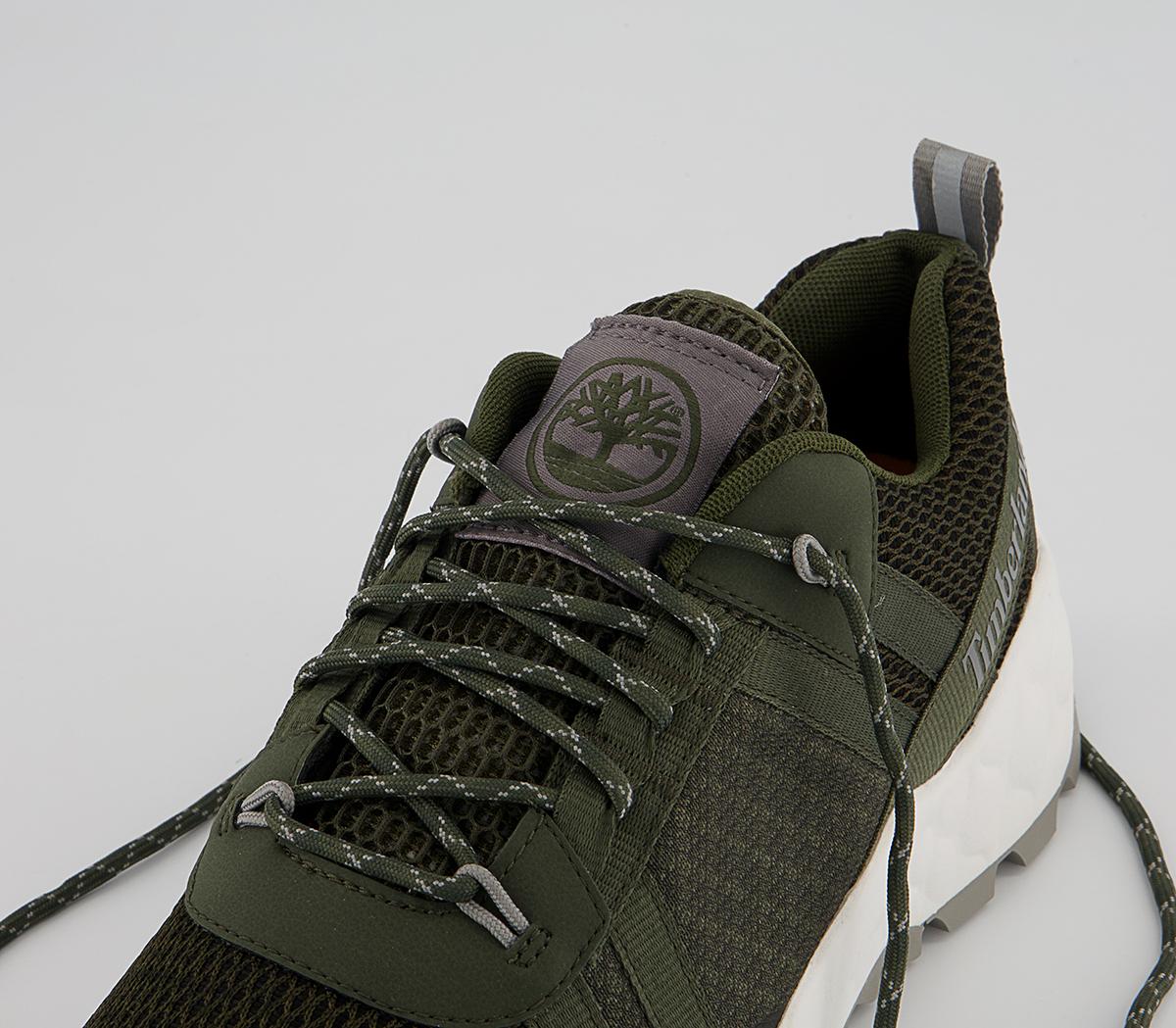 Timberland Solar Wave Lt Low Trainers Timberland Solar Wave Lt Low Trainers Dark Green Mesh
