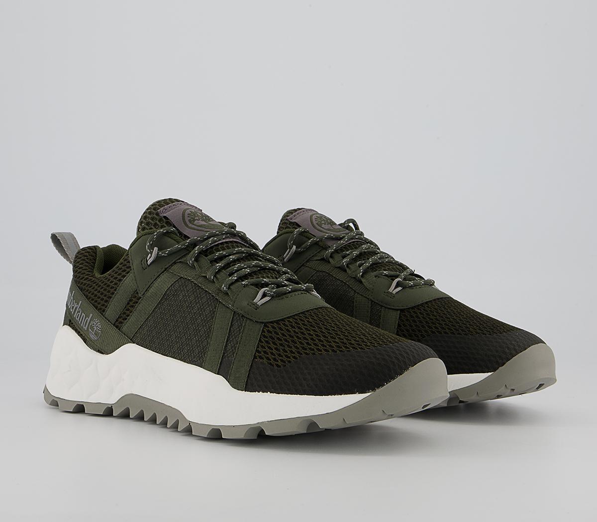 Timberland Solar Wave Lt Low Trainers Timberland Solar Wave Lt Low Trainers Dark Green Mesh