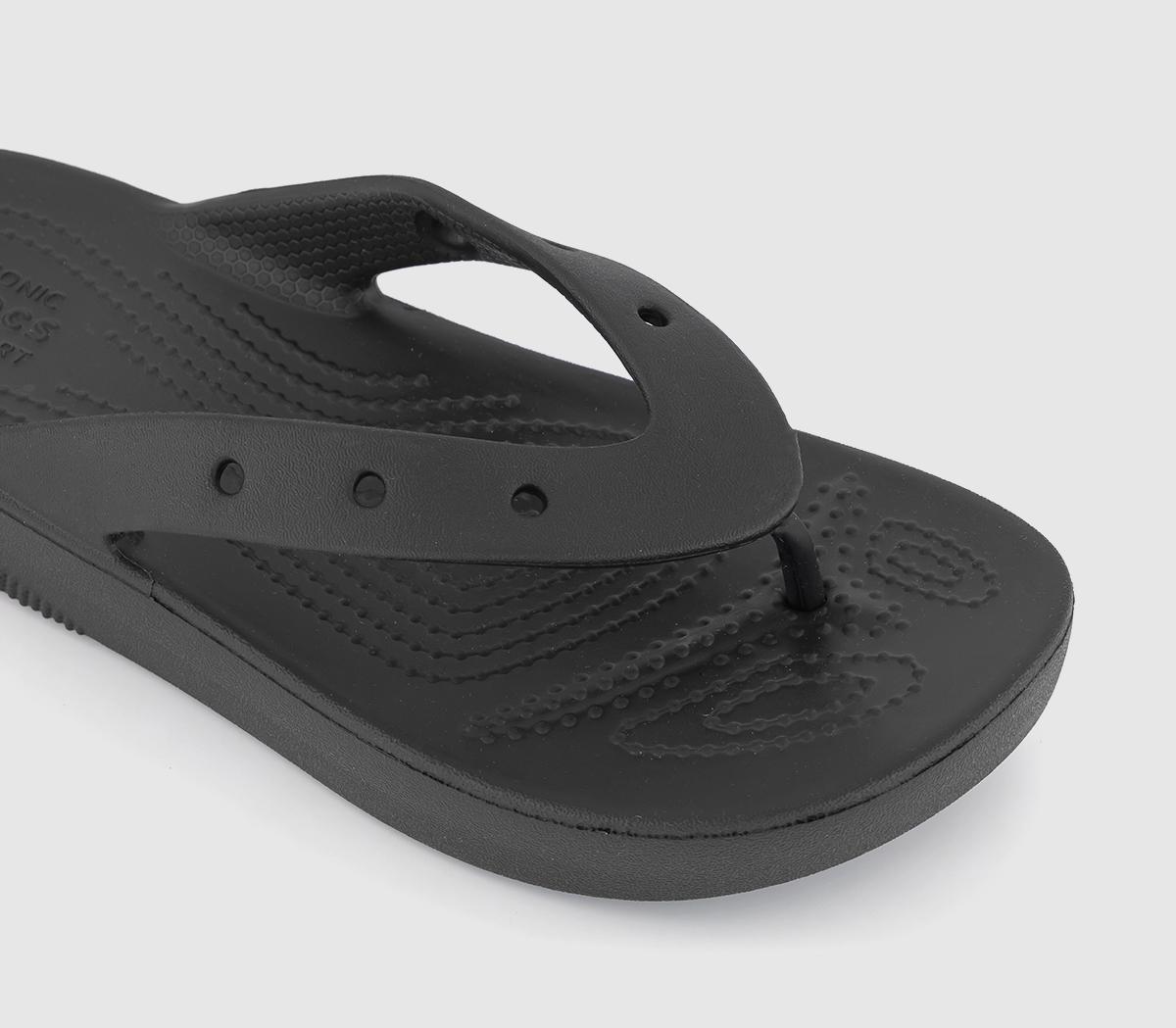 Crocs Classic Platform Flip Flops Crocs Classic Platform Flip Flops Black
