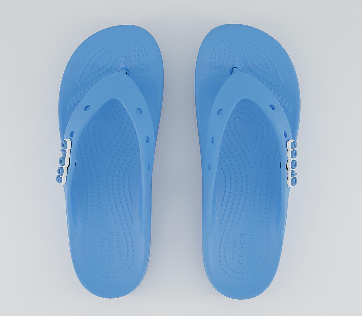 Crocs Classic Platform Flip Flops Crocs Classic Platform Flip Flops Oxygen Blue