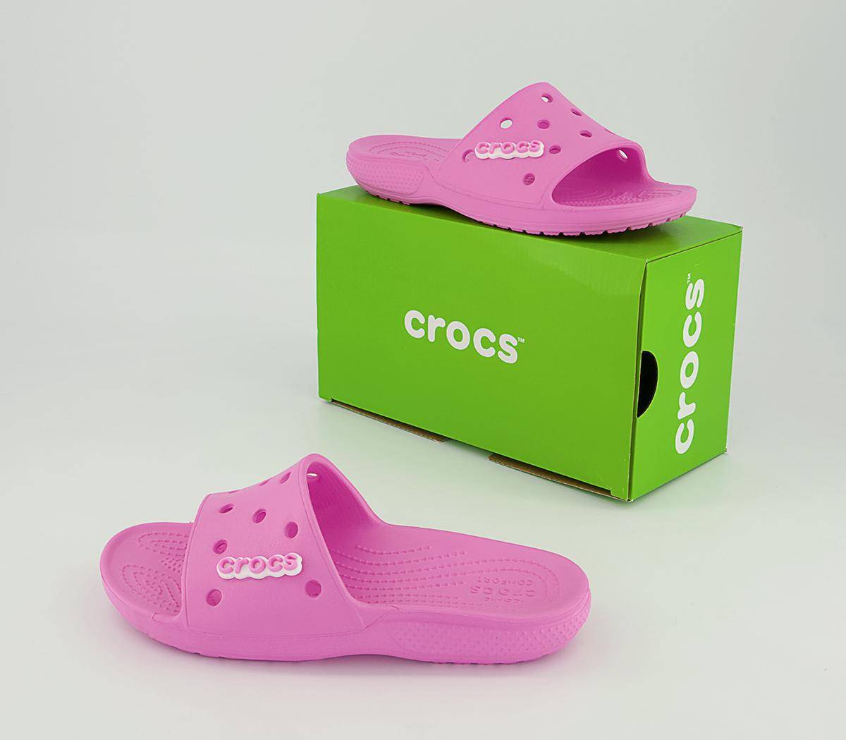 Crocs Classic Sliders Crocs Classic Sliders Taffy Pink