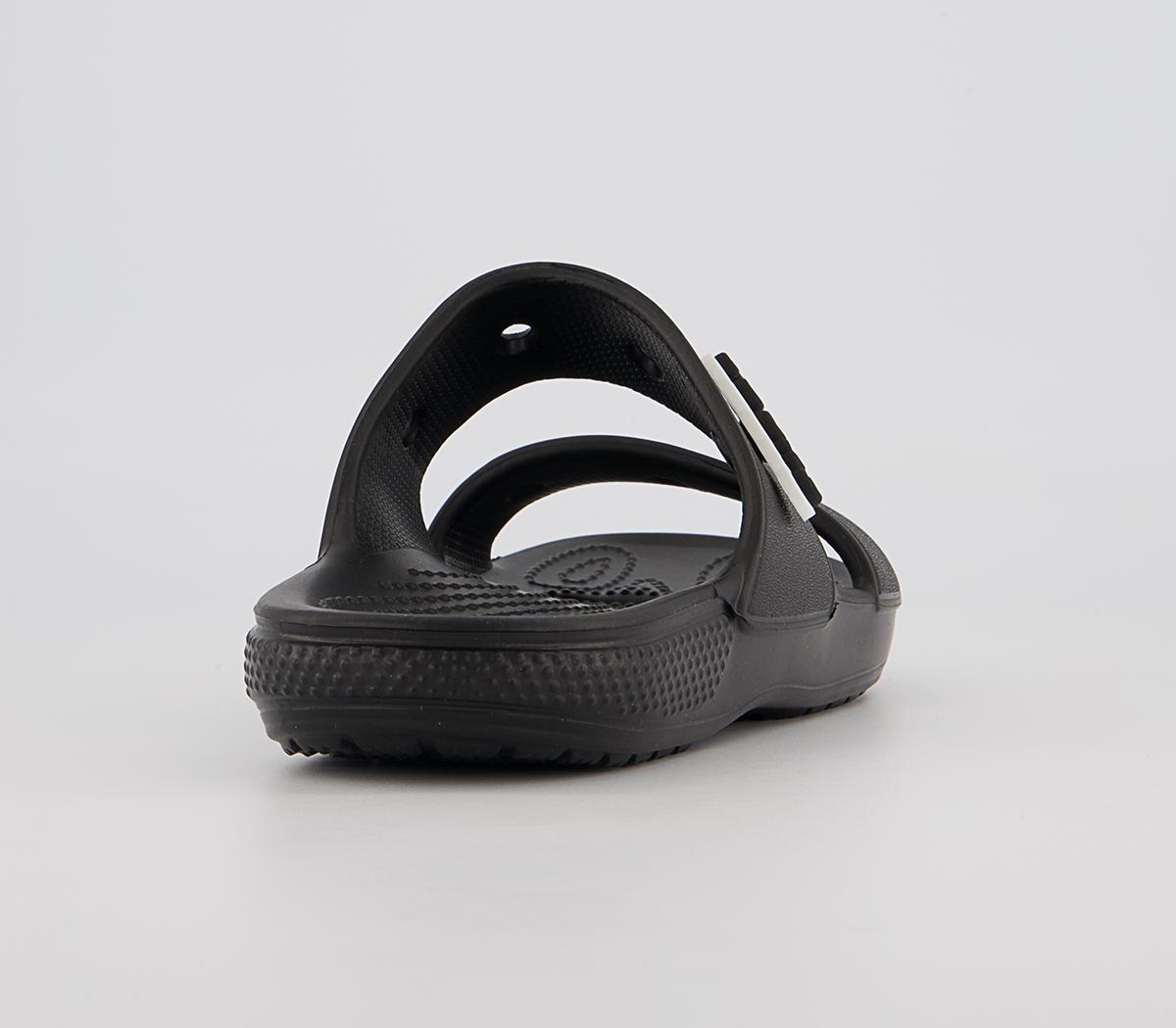 Crocs Classic 2 Strap Sandals Crocs Classic 2 Strap Sandals Black