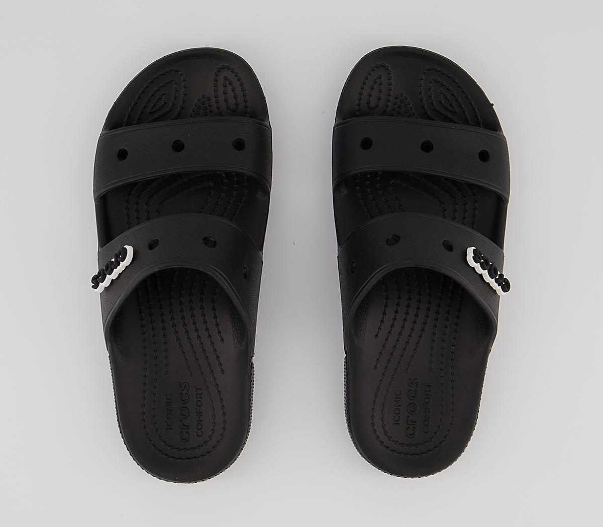 Crocs Classic 2 Strap Sandals Crocs Classic 2 Strap Sandals Black