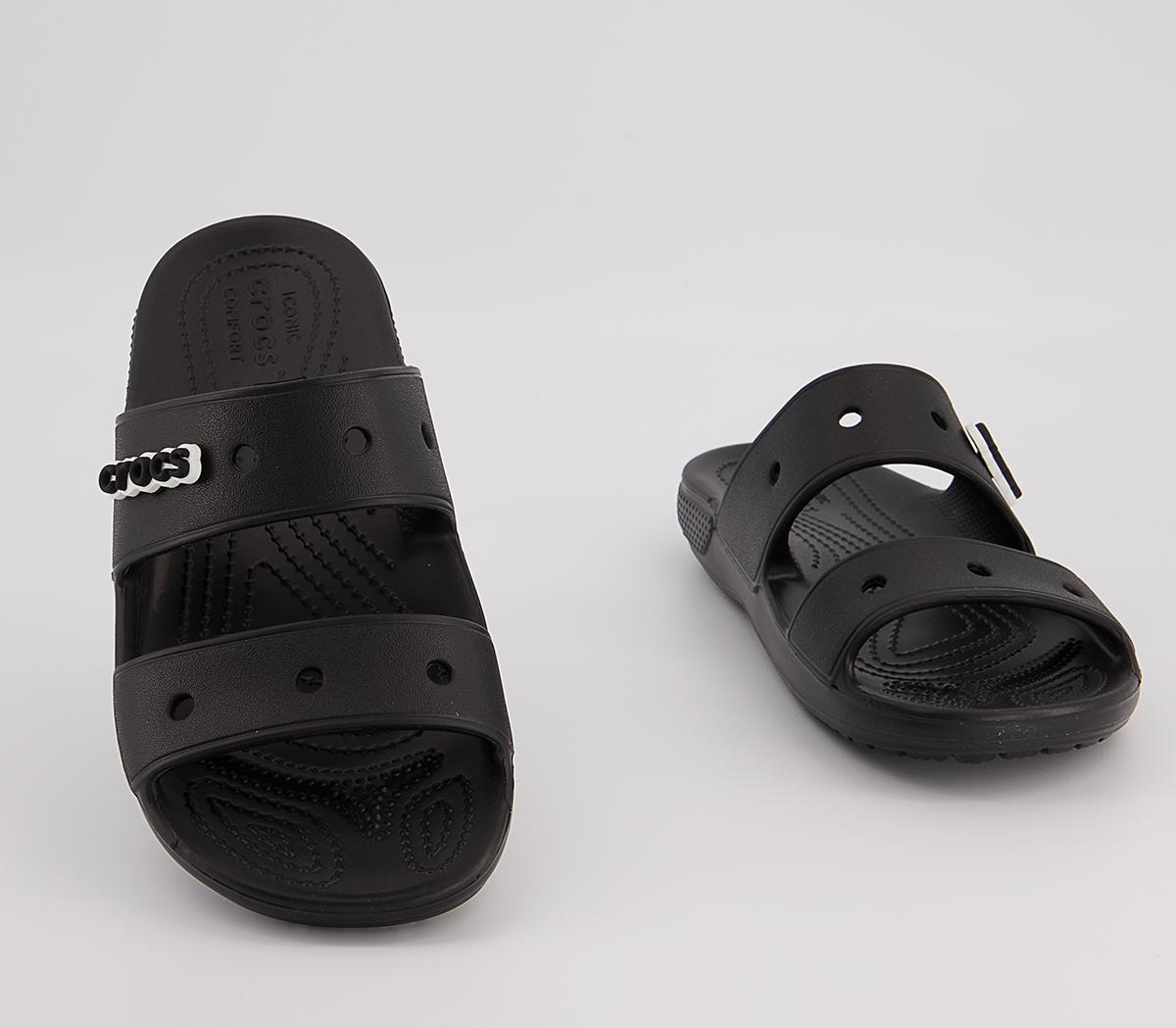 Crocs Classic 2 Strap Sandals Crocs Classic 2 Strap Sandals Black