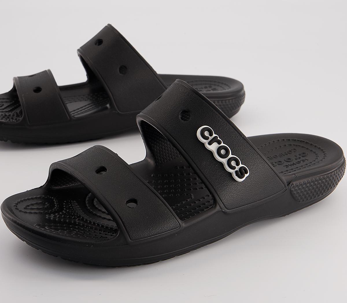 Crocs Classic 2 Strap Sandals Crocs Classic 2 Strap Sandals Black
