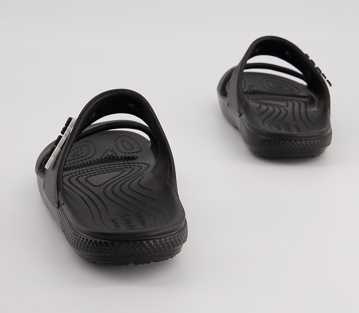 Crocs Classic 2 Strap Sandals Crocs Classic 2 Strap Sandals Black