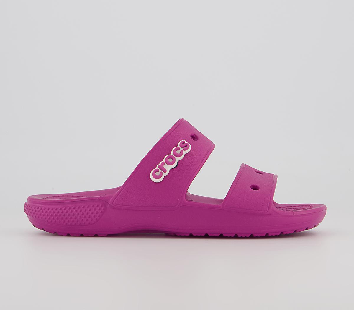 CrocsClassic 2 Strap SandalsFuchsia Fun