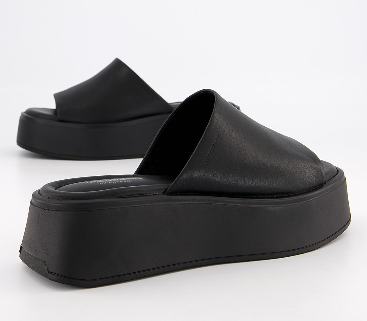Vagabond Shoemakers Courtney Slides 2 Black - Women’s Sandals