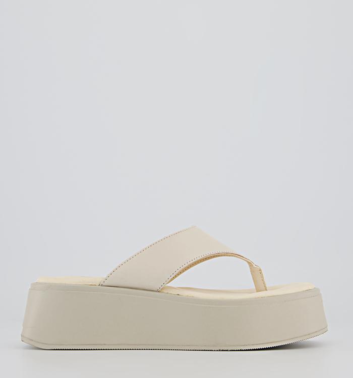 Vagabond Shoemakers Courtney Toe Thong 2 Sandals Off White