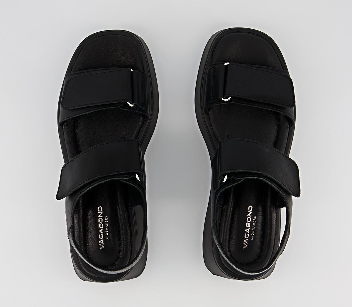 Vagabond Shoemakers Courtney Two Strap Sandals Vagabond Shoemakers Courtney Two Strap Sandals Black