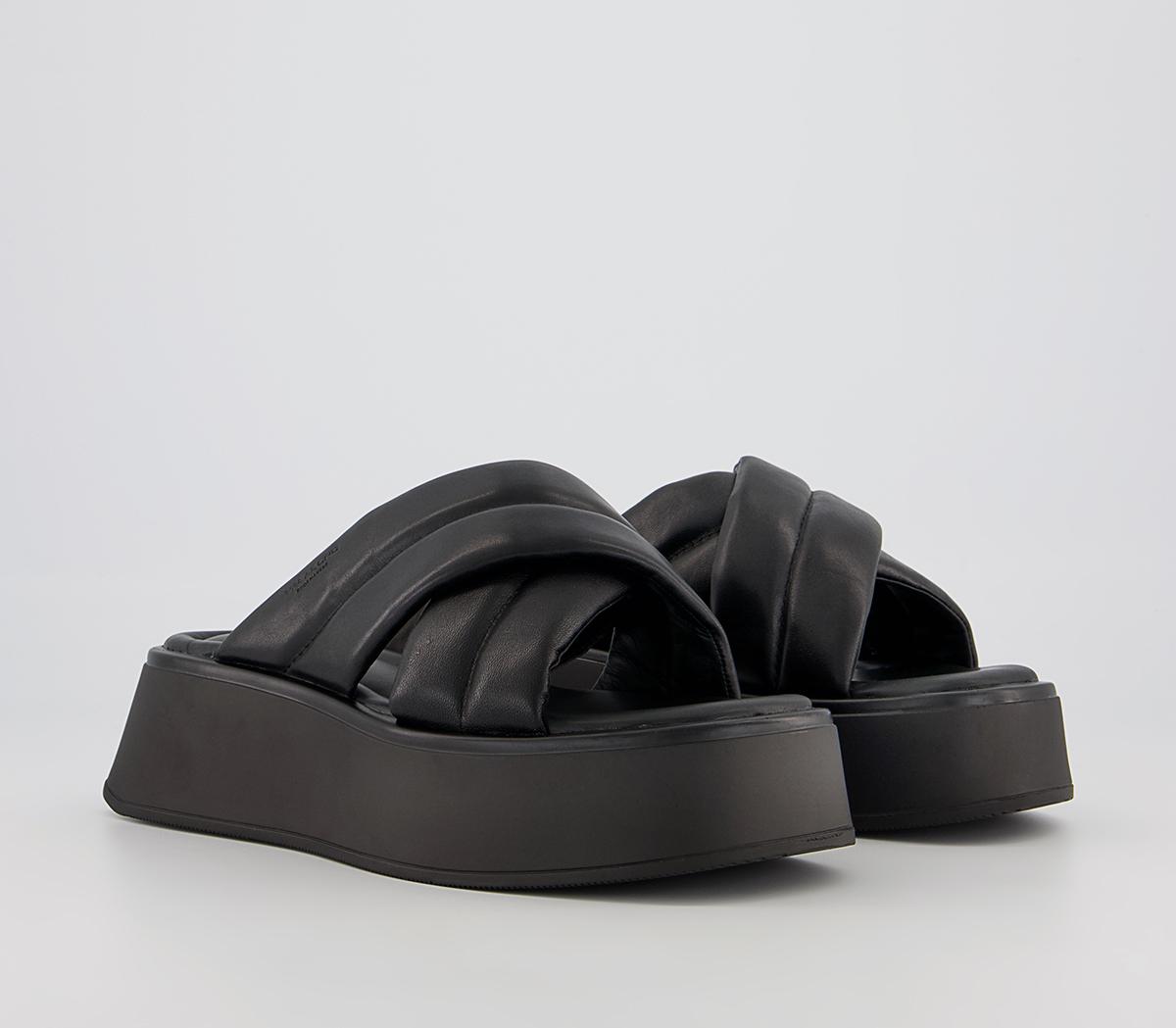 Vagabond ShoemakersCourtney Cross Strap SlidersBlack