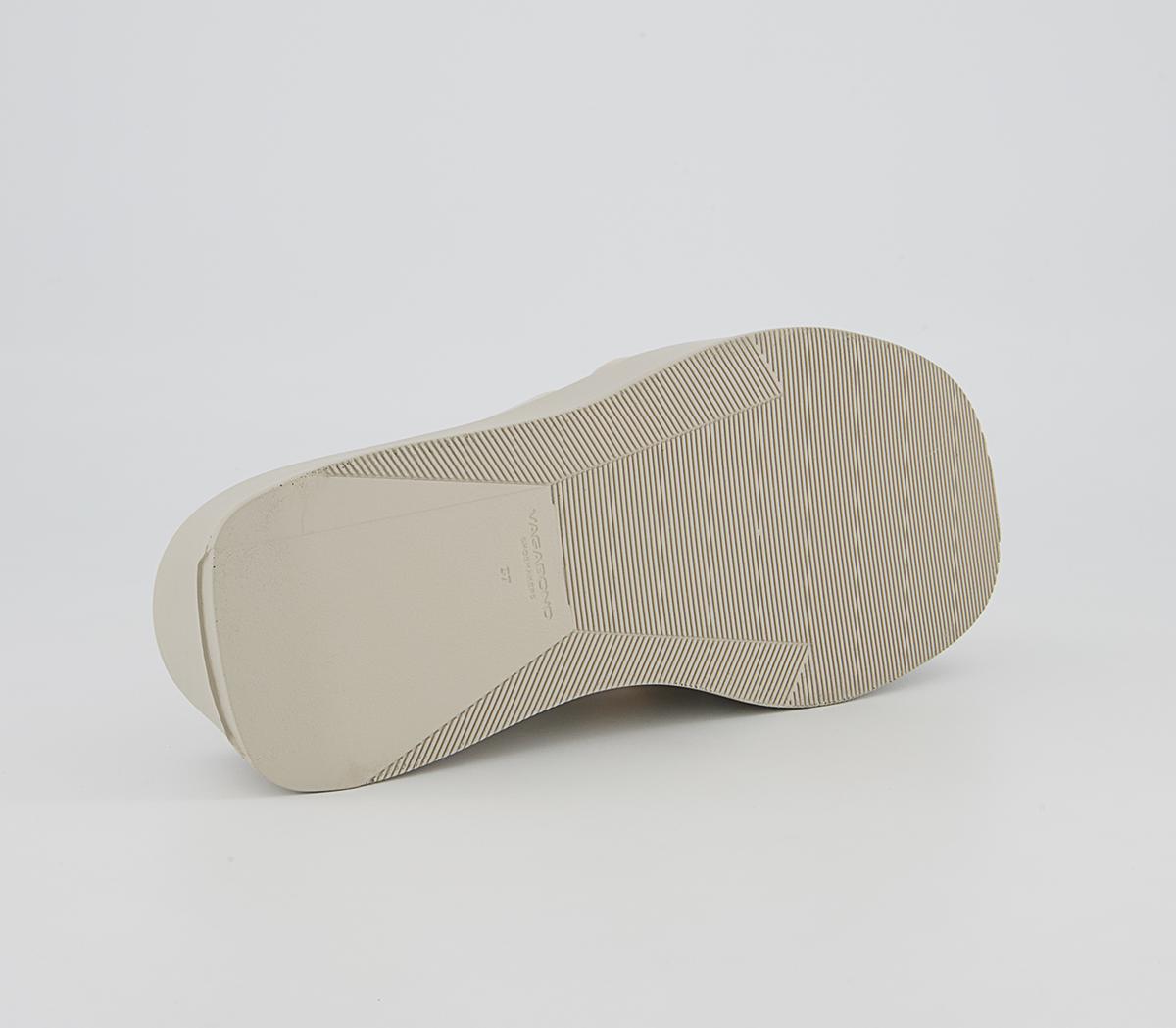 Vagabond Shoemakers Courtney Cross Strap Sliders Vagabond Shoemakers Courtney Cross Strap Sliders Off White