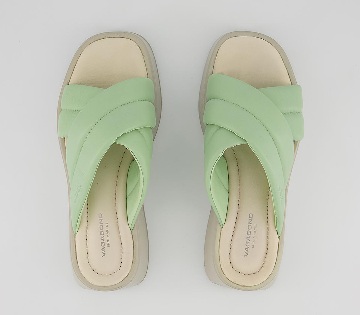 Vagabond Shoemakers Courtney Cross Strap Sliders Vagabond Shoemakers Courtney Cross Strap Sliders Mint