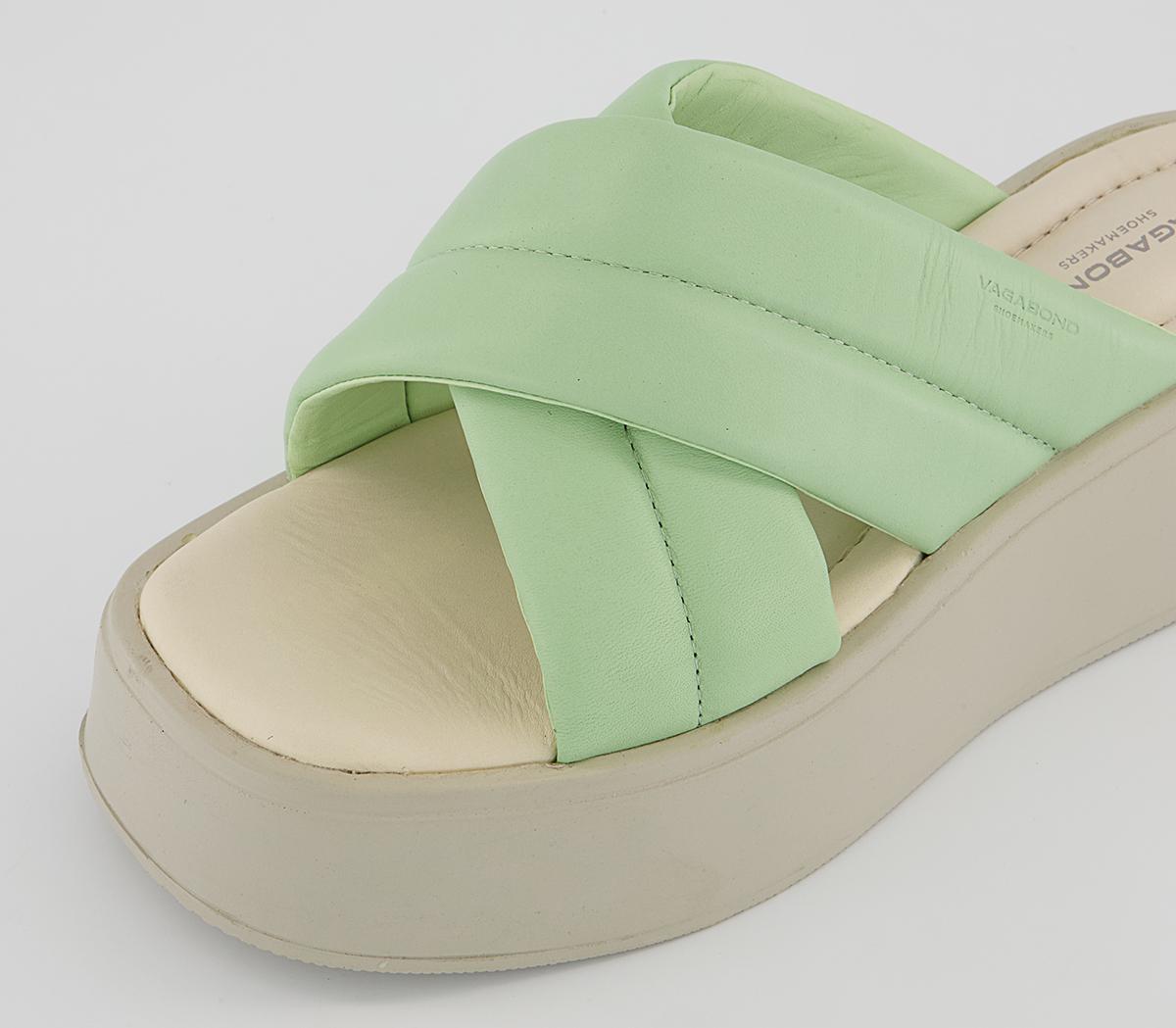 Vagabond Shoemakers Courtney Cross Strap Sliders Vagabond Shoemakers Courtney Cross Strap Sliders Mint