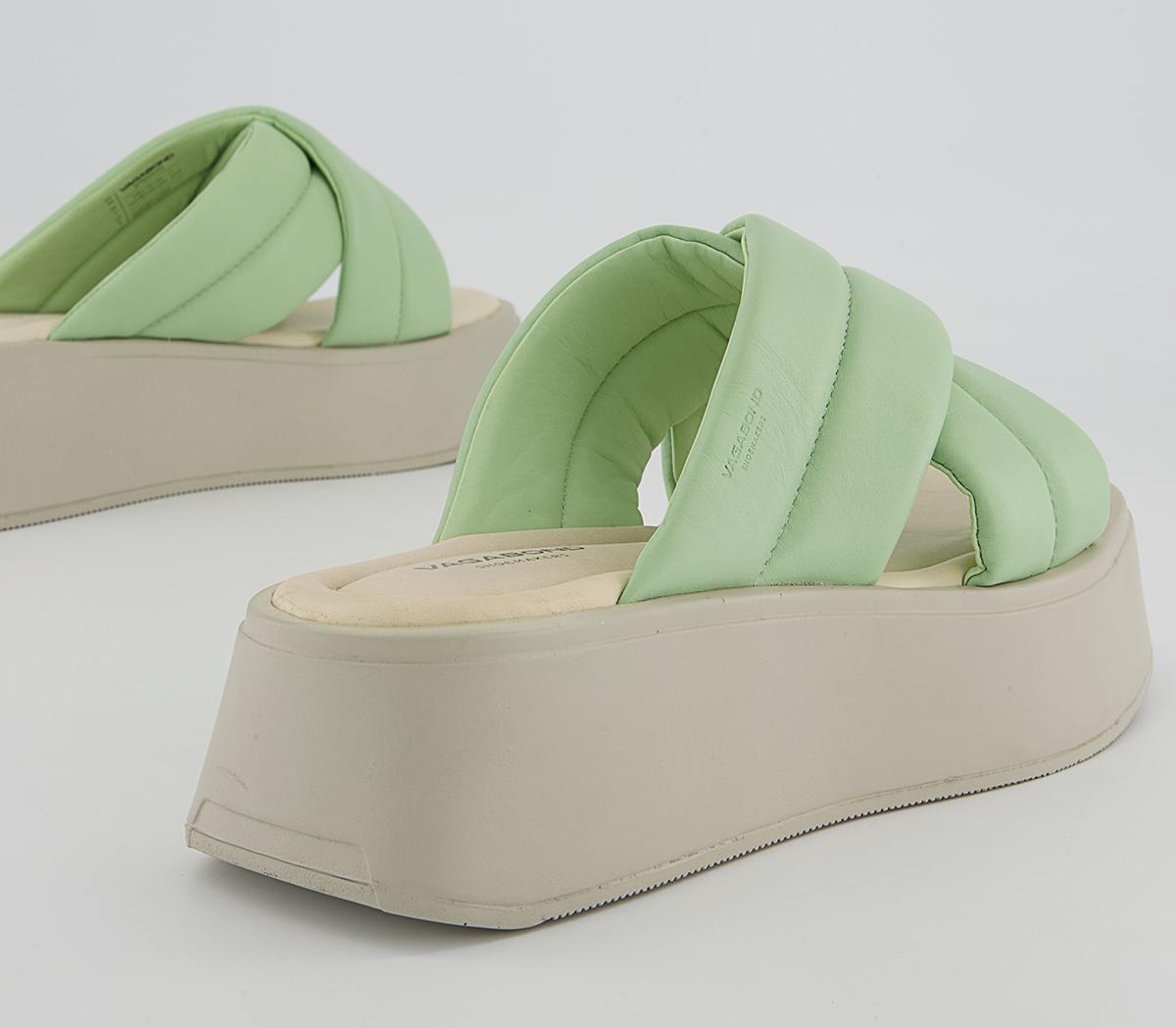 Vagabond Shoemakers Courtney Cross Strap Sliders Vagabond Shoemakers Courtney Cross Strap Sliders Mint