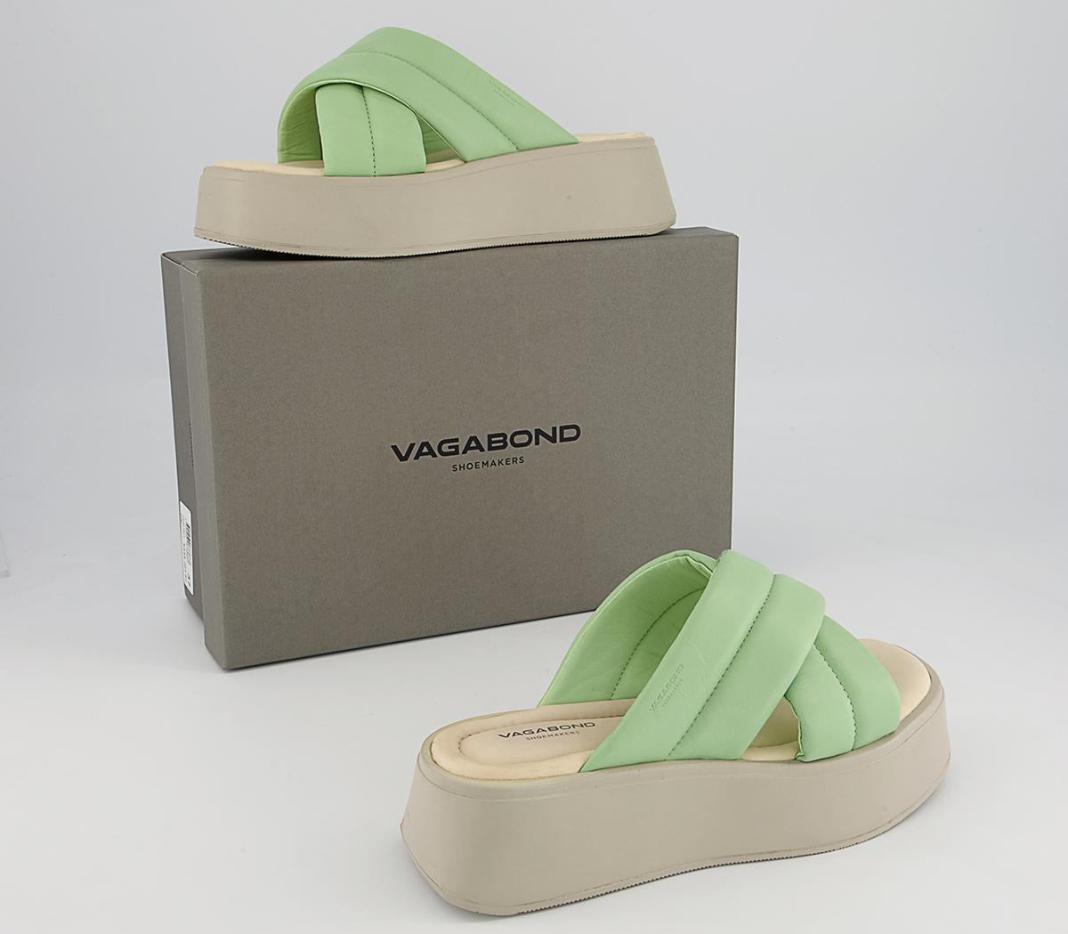 Vagabond Shoemakers Courtney Cross Strap Sliders Vagabond Shoemakers Courtney Cross Strap Sliders Mint