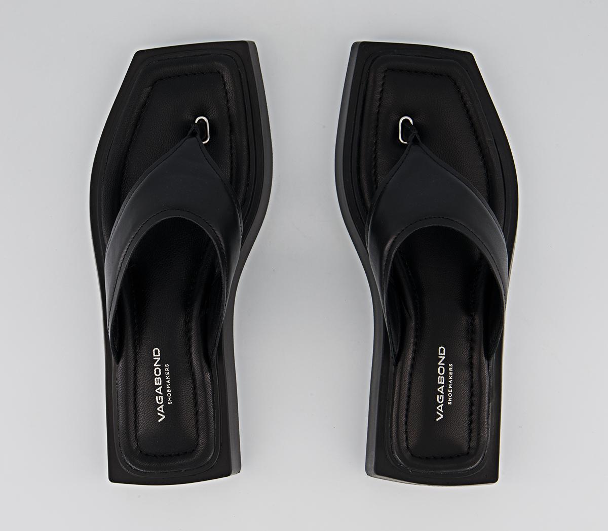 Vagabond Shoemakers Evy Toe Thong Sandals Vagabond Shoemakers Evy Toe Thong Sandals Black