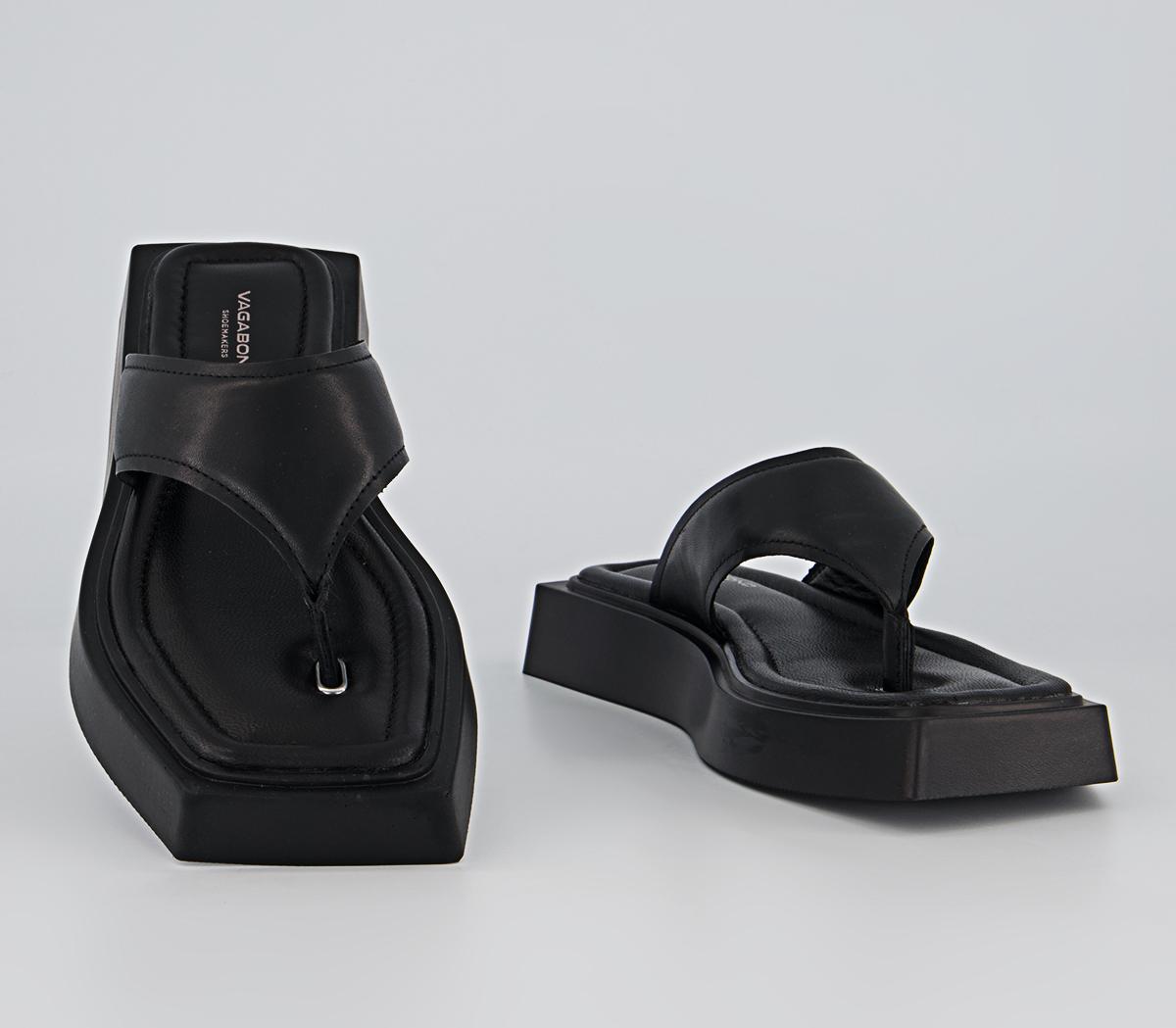 Vagabond Shoemakers Evy Toe Thong Sandals Vagabond Shoemakers Evy Toe Thong Sandals Black