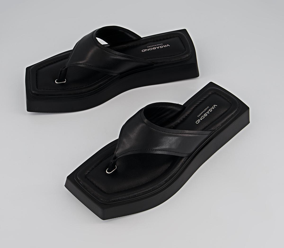 Vagabond Shoemakers Evy Toe Thong Sandals Vagabond Shoemakers Evy Toe Thong Sandals Black