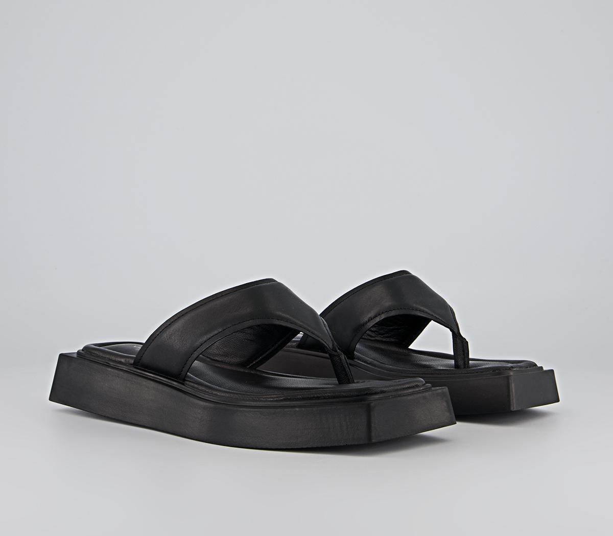 Vagabond Shoemakers Evy Toe Thong Sandals Vagabond Shoemakers Evy Toe Thong Sandals Black