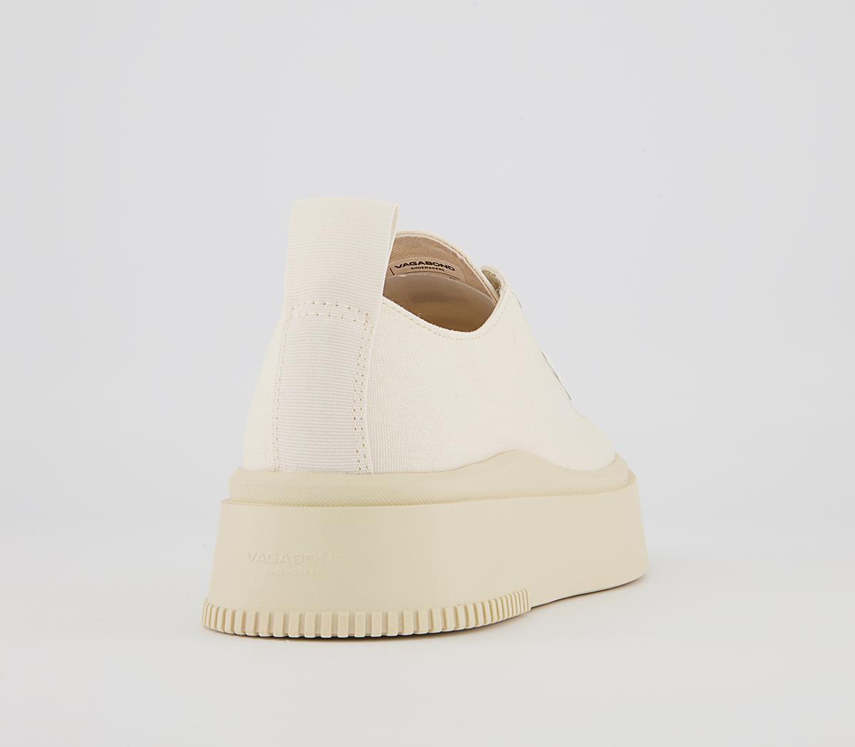 Vagabond Shoemakers Stacy Trainers Cream White - Fashion Trainers