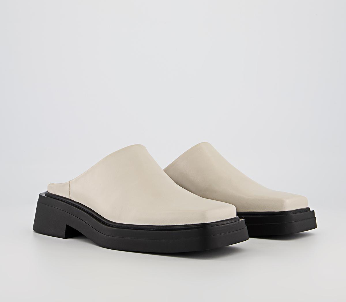 Vagabond Shoemakers Eyra Mules Off White - Mid Heels