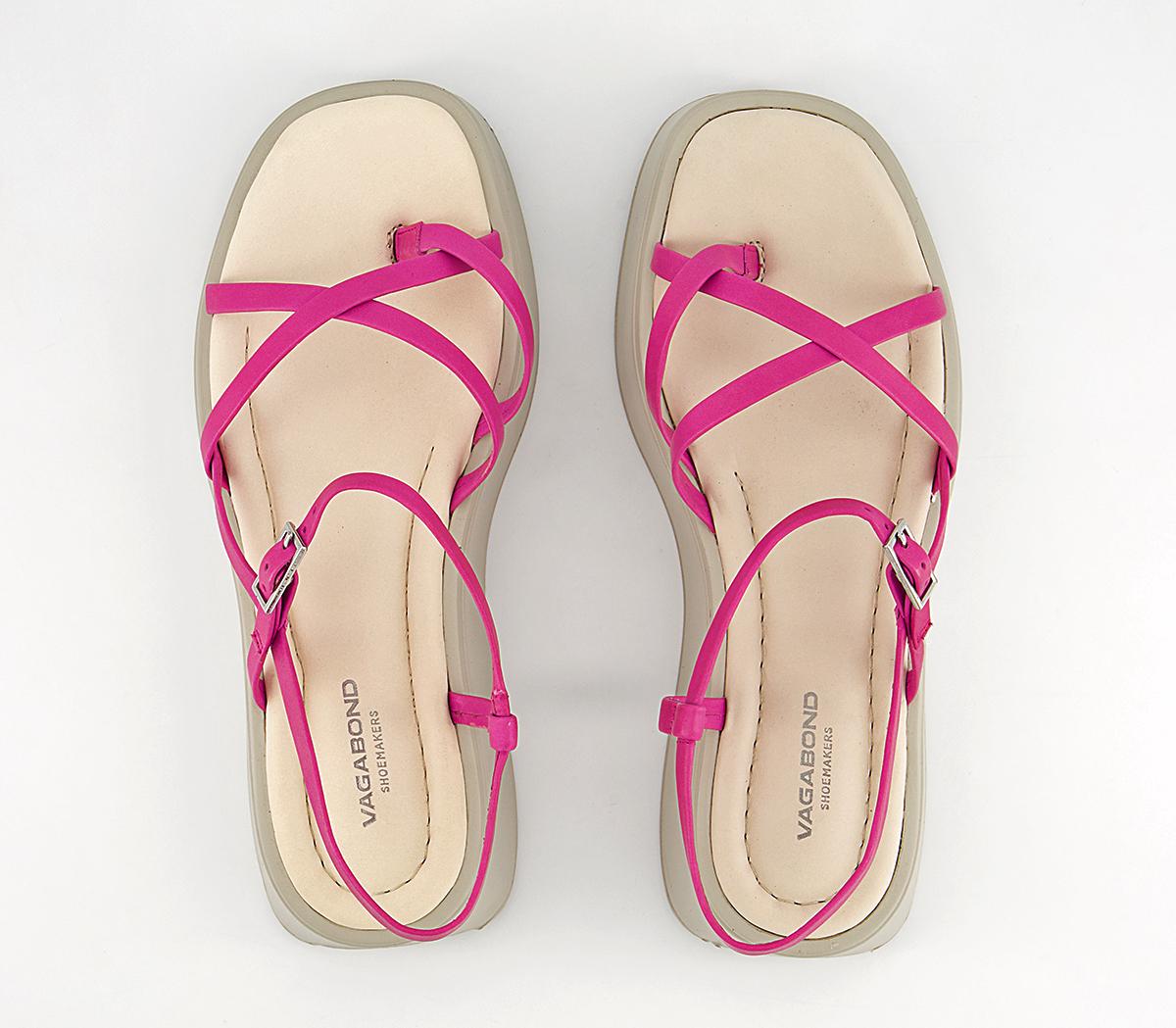 Vagabond Shoemakers Courtney Strap Flatform Sandals Vagabond Shoemakers Courtney Strap Flatform Sandals Hyper Pink