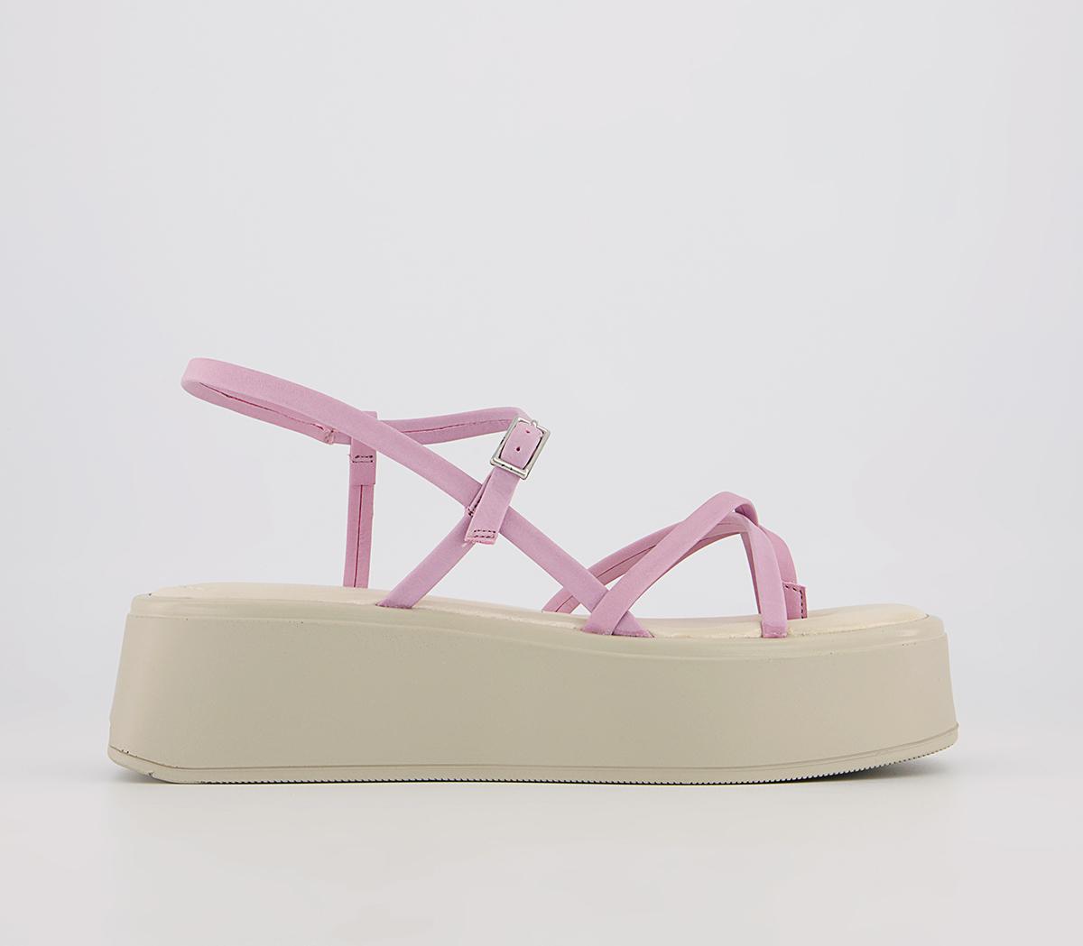 Vagabond Shoemakers Courtney Strap Flatform Sandals Mauve - Women’s Sandals