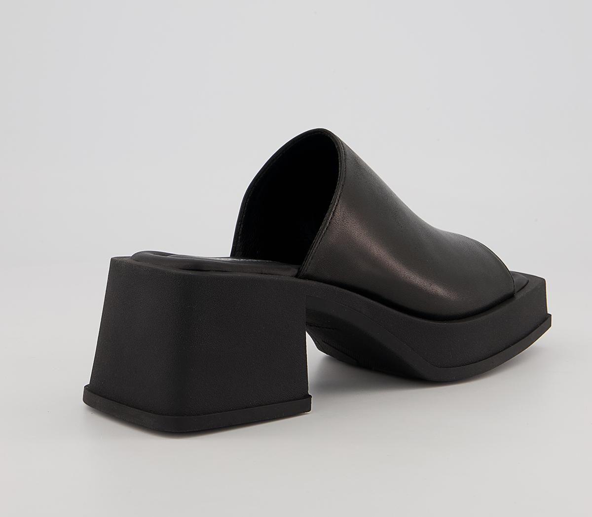 Vagabond Shoemakers Hennie Mules Black - Mid Heels