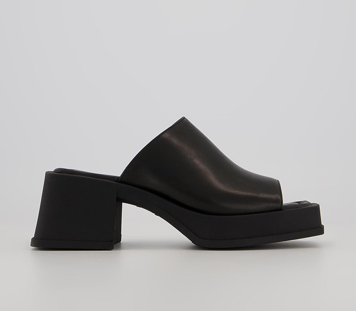 Vagabond Shoemakers Hennie Mules Black - Mid Heels