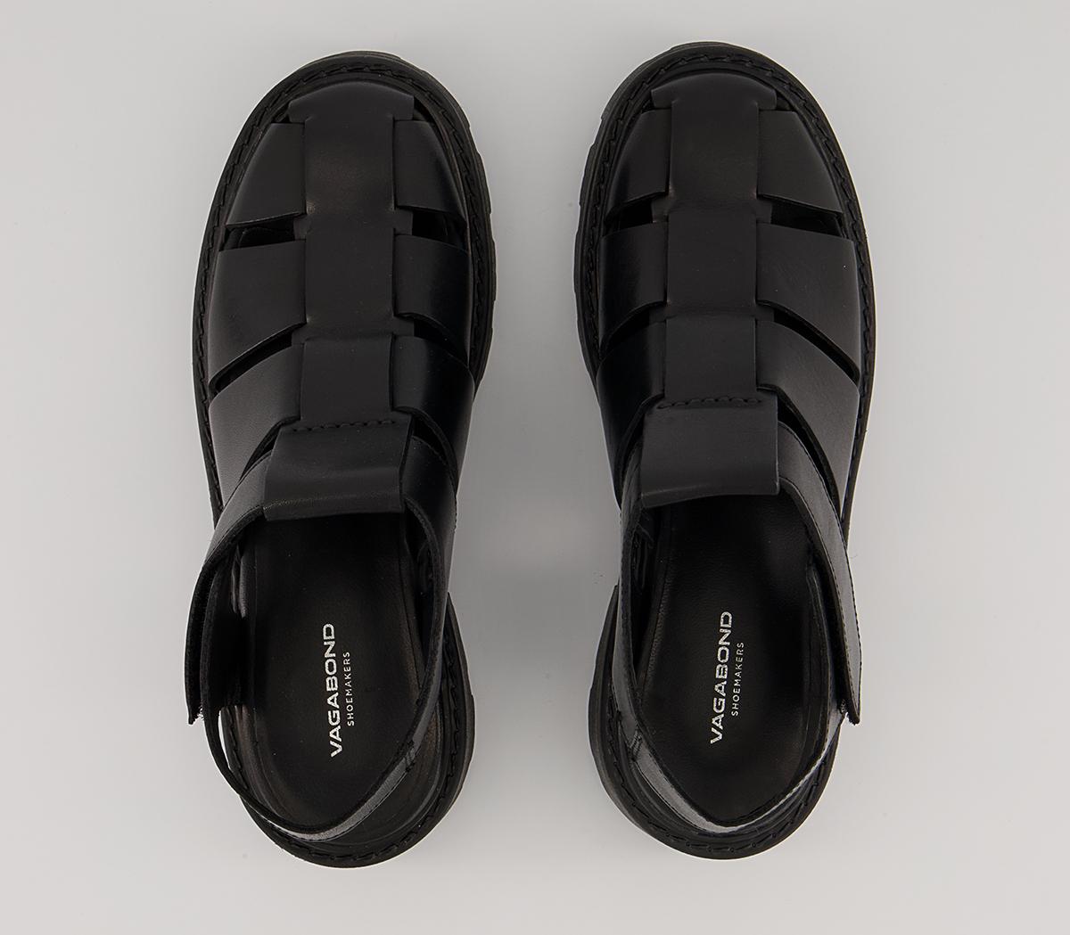 Vagabond Shoemakers Cosmo 2.0 Fisherman Sandals Black - Women’s Sandals