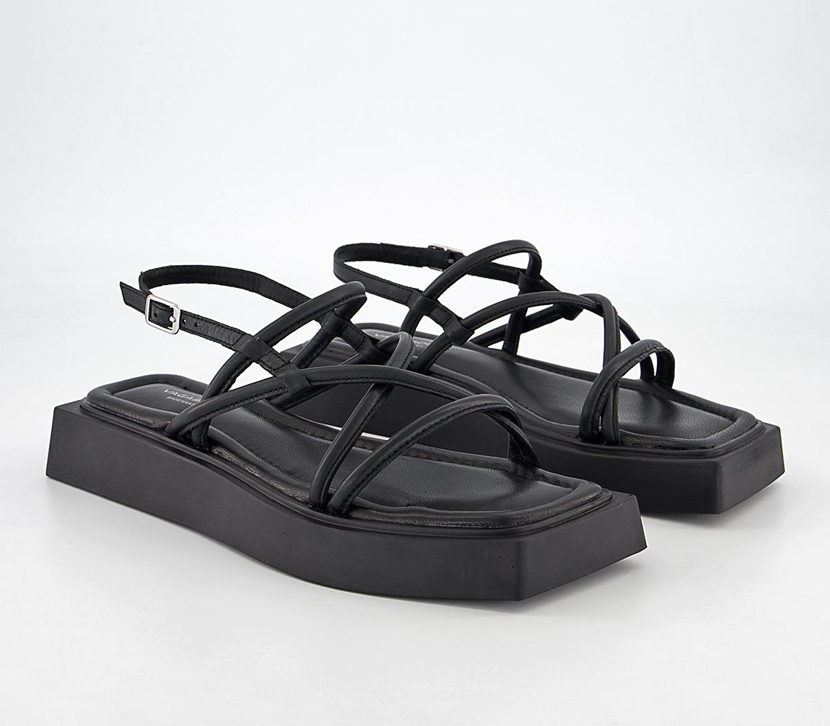 Vagabond Shoemakers Evy Multi Strap Sandals Black - Platform & Chunky ...