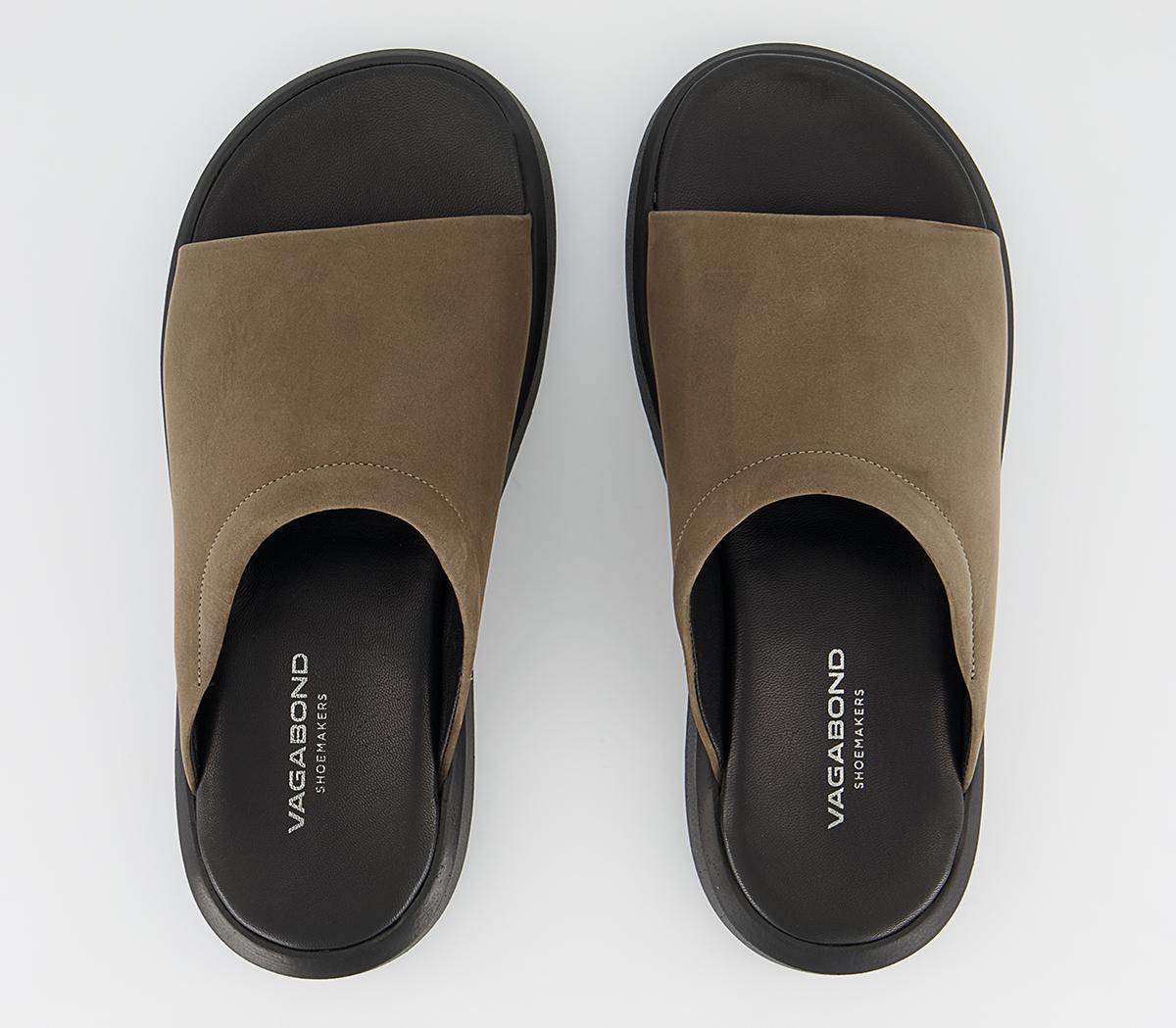 Vagabond Shoemakers Nate Sliders Vagabond Shoemakers Nate Sliders Khaki Green