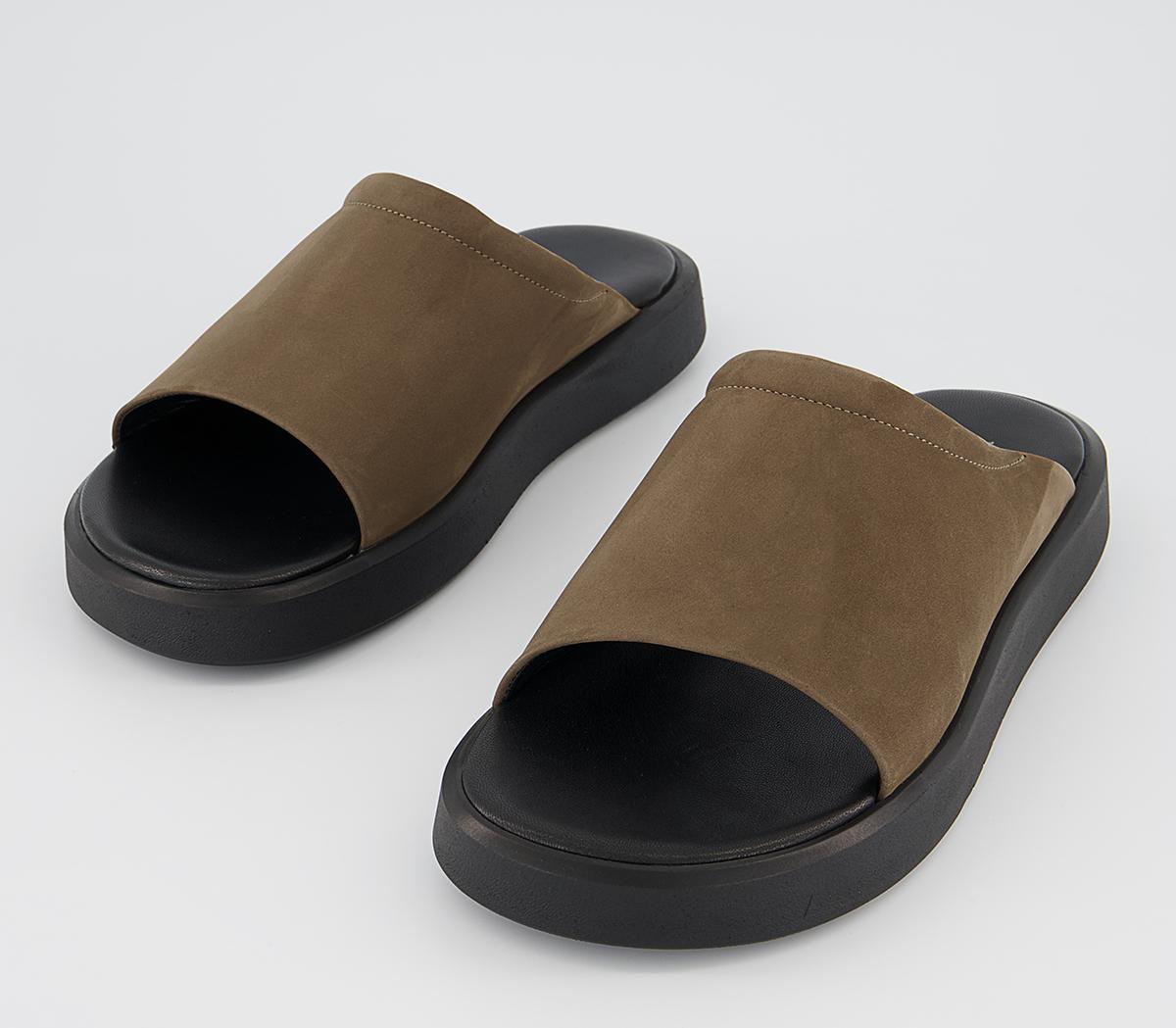 Vagabond Shoemakers Nate Sliders Vagabond Shoemakers Nate Sliders Khaki Green